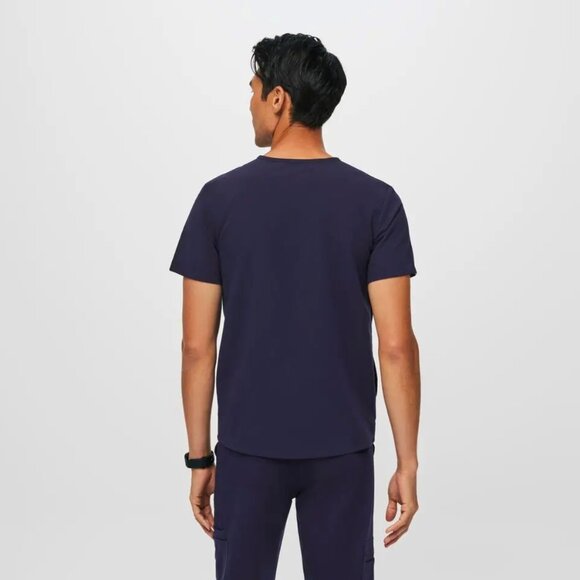 FIGS Chisec Three-Pocket Scrub Top™ in Navy Blue PO# 2256, size M - Picture 2 of 8